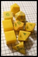 Dice : Dice - DM Collection - Armory Yellow Opaque 1nd Generation Extras